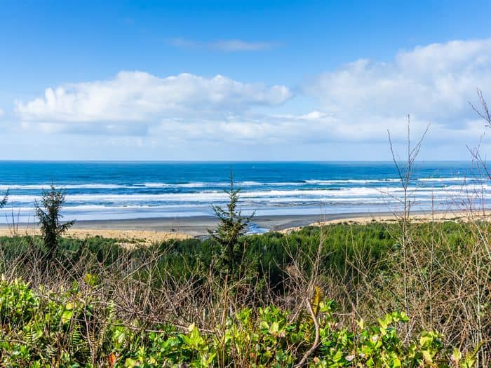 View of Long Beach, Washington State.