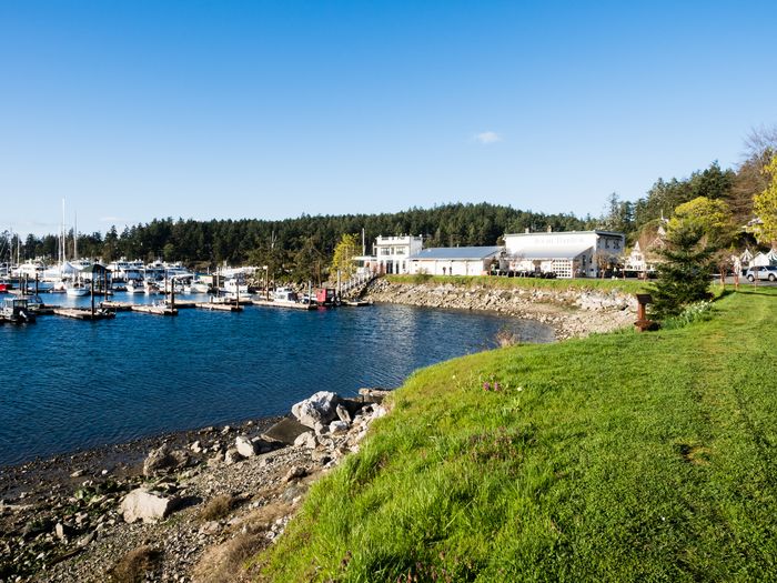 Roche Harbor resort and marina.