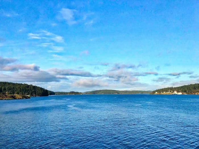 Water view from Orcas Island.
